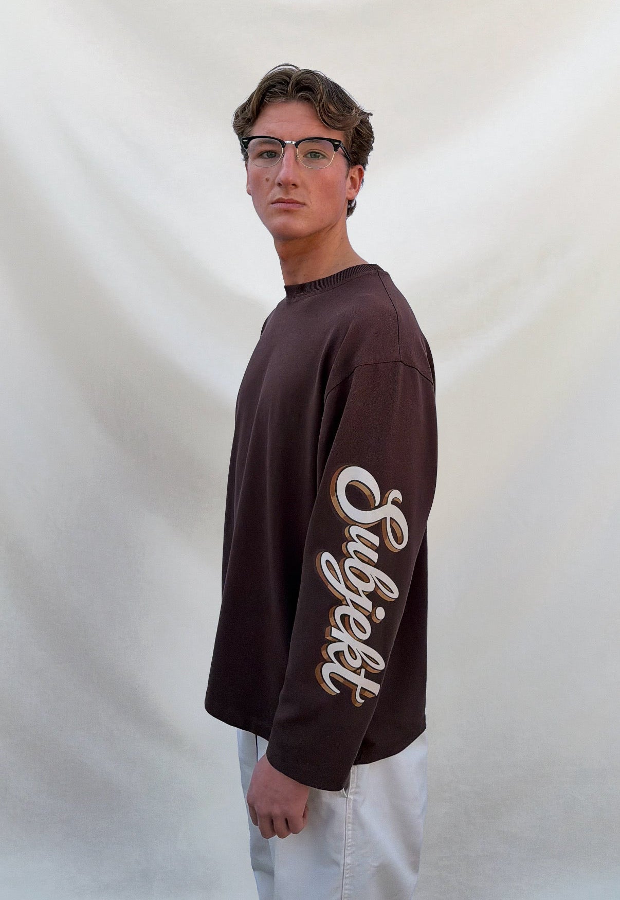 Long sleeve script T