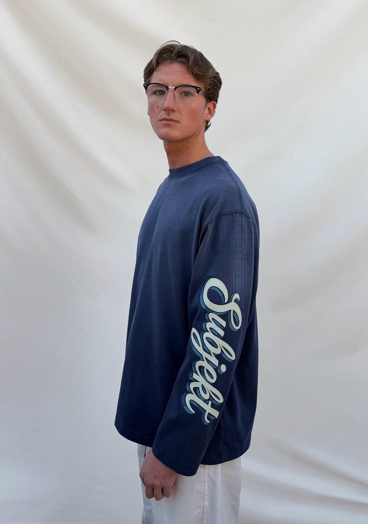 Long sleeve script T