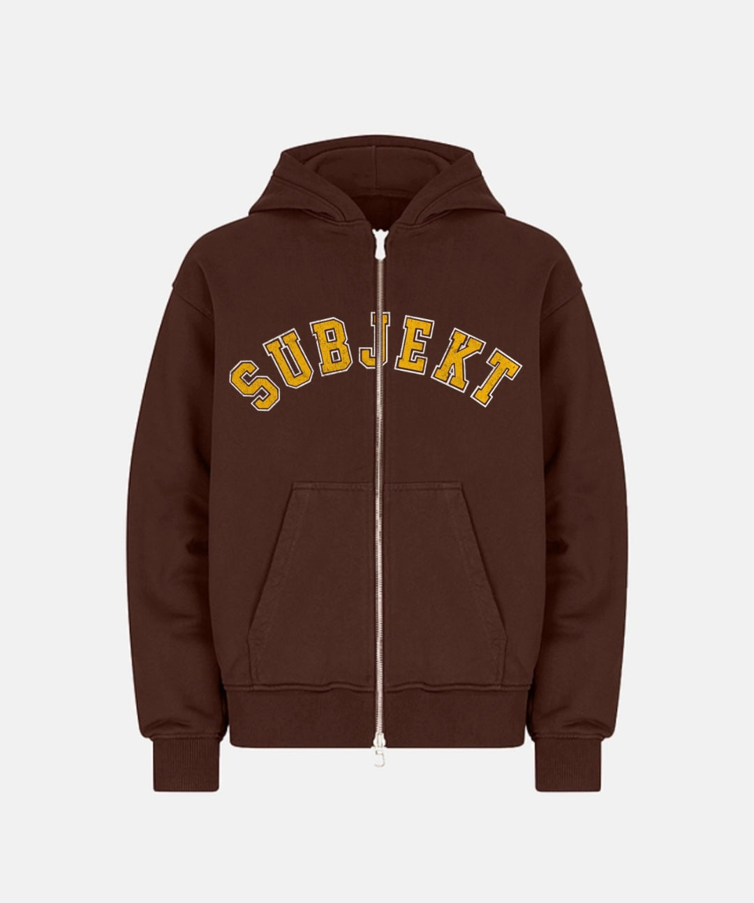 COLLEGE ZIPPER - MOCHA