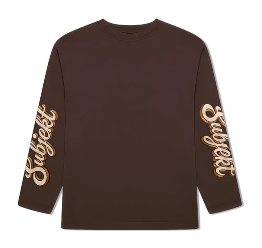 Long sleeve script T