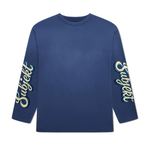 Long sleeve script T